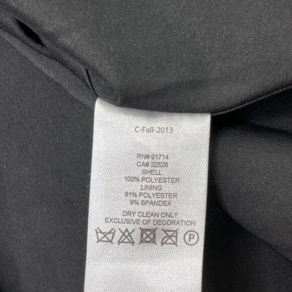 A/X Armani Exchange Skirt Size 0P Navy White Print Chiffon Short Mini Flounce - Picture 6 of 8